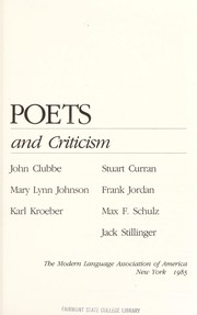 Front cover of The English romantic poets by Frank Jordan