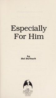 Cover of Especially for him by Hal Burbach
