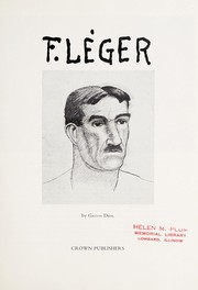 Cover of F. Léger by Gaston Diehl