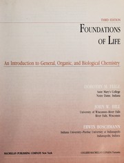 Front cover of Foundations of life by Dorothy M. Feigl