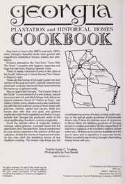 Front cover of Georgia plantation and historical homes cookbook by Unknown