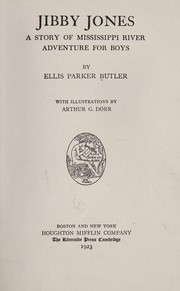 Front cover of Jibby Jones by Ellis Parker Butler