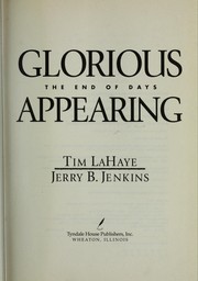 Cover of Glorious appearing by Unknown