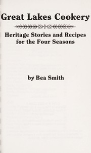 Cover of Great Lakes Cookery by Bea Smith