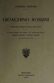 Cover of Gioachino Rossini by Alfredo Testoni