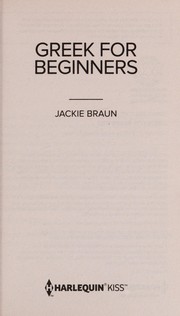 Front cover of Greek for beginners by Jackie Braun