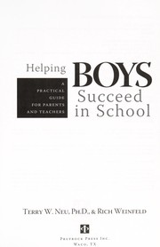 Front cover of Helping boys succeed in school by Terry W. Neu