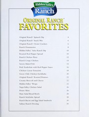 Front cover of Original Ranch favorites by [author not identified]