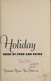 Front cover of Holiday book of food and drink by Holiday