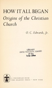 Cover of How it all began by Edwards, O. C.