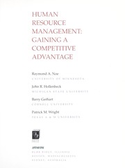 Cover of Human resource management by Raymond A. Noe