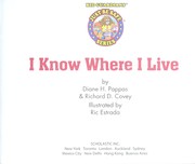 Front cover of I know where I live by Diane H. Pappas
