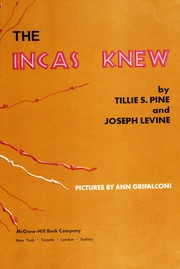 Front cover of The Incas knew by Tillie S. Pine