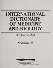 Front cover of International dictionary of medicine and biology by E. Lovell Becker