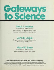 Front cover of Gateways to science by Neal J. Holmes