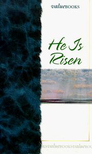 Cover of He is risen by Bonnie C. Harvey
