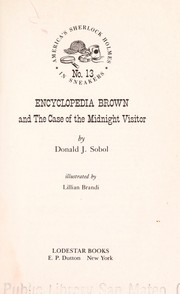 Front cover of Encyclopedia Brown and the Case of the Midnight Visitor by Donald J. Sobol