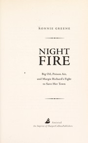 Cover of Night Fire by Ronnie Greene