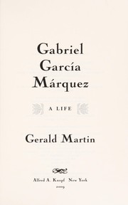 Cover of Gabriel García Márquez by Gerald Martin