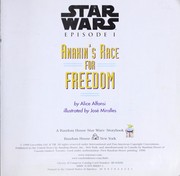 Cover of Anakin's race for freedom by Alice Alfonsi