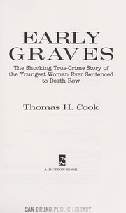 Cover of Early Graves by Thomas H. Cook