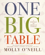 Cover of One big table by Molly O'Neill