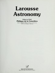Cover of Larousse astronomy by Philippe de La Cotardière