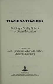 Front cover of Teaching teachers by Joe L. Kincheloe