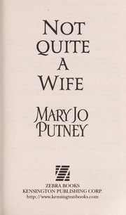 Front cover of Not Quite a Wife by Mary Jo Putney