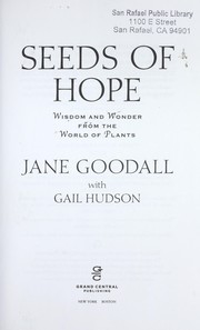Front cover of Seeds of hope by Jane Goodall
