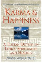 Cover of Karma and happiness by Miriam Cameron