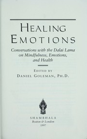 Front cover of Healing emotions by Daniel Goleman