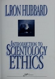 Front cover of Introduction to scientology ethics by L. Ron Hubbard