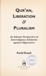 Front cover of Qurán, liberation & pluralism by Farid Esack