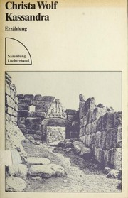 Cover of Kassandra by Christa Wolf