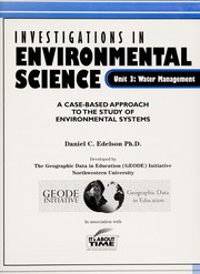 Cover of Investigations in environmental science by Daniel C. Edelson