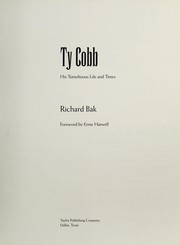 Cover of Ty Cobb by Richard Bak