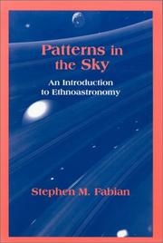 Cover of Patterns in the sky by Stephen Michael Fabian