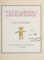 Front cover of Lullabies and baby songs by Jannat Messenger