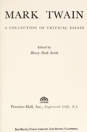 Cover of Mark Twain by Henry Nash Smith