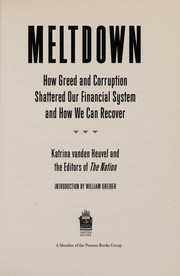 Cover of Meltdown by Katrina Vanden Heuvel