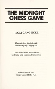 Cover of The midnight chess game by Wolfgang Ecke