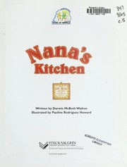 Cover of Nana's kitchen by Walton