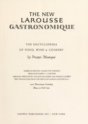 Cover of Nouveau Larousse gastronomique by Montagné, Prosper