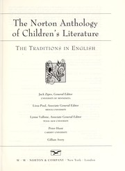 Front cover of The Norton anthology of children's literature by Jack Zipes