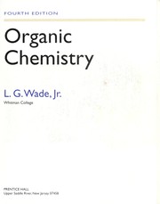 Cover of Organic chemistry by LeRoy G. Wade Jr