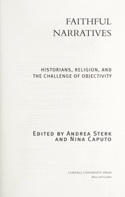 Cover of Faithful narratives by Nina Caputo