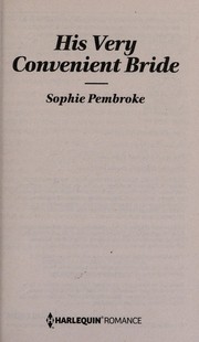 Front cover of His Very Convenient Bride by Sophie Pembroke
