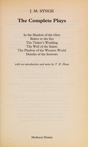 Cover of The complete plays by J. M. Synge
