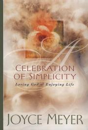 Front cover of Celebration of Simplicity by Joyce Meyer